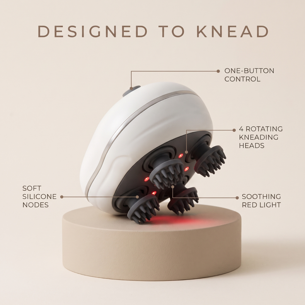 Asetics Halo Waterproof Scalp Massager