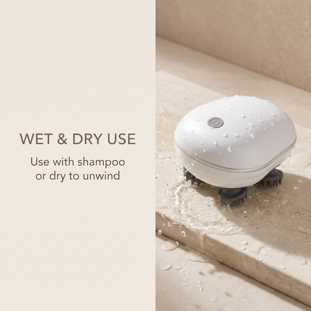 Asetics Halo Waterproof Scalp Massager