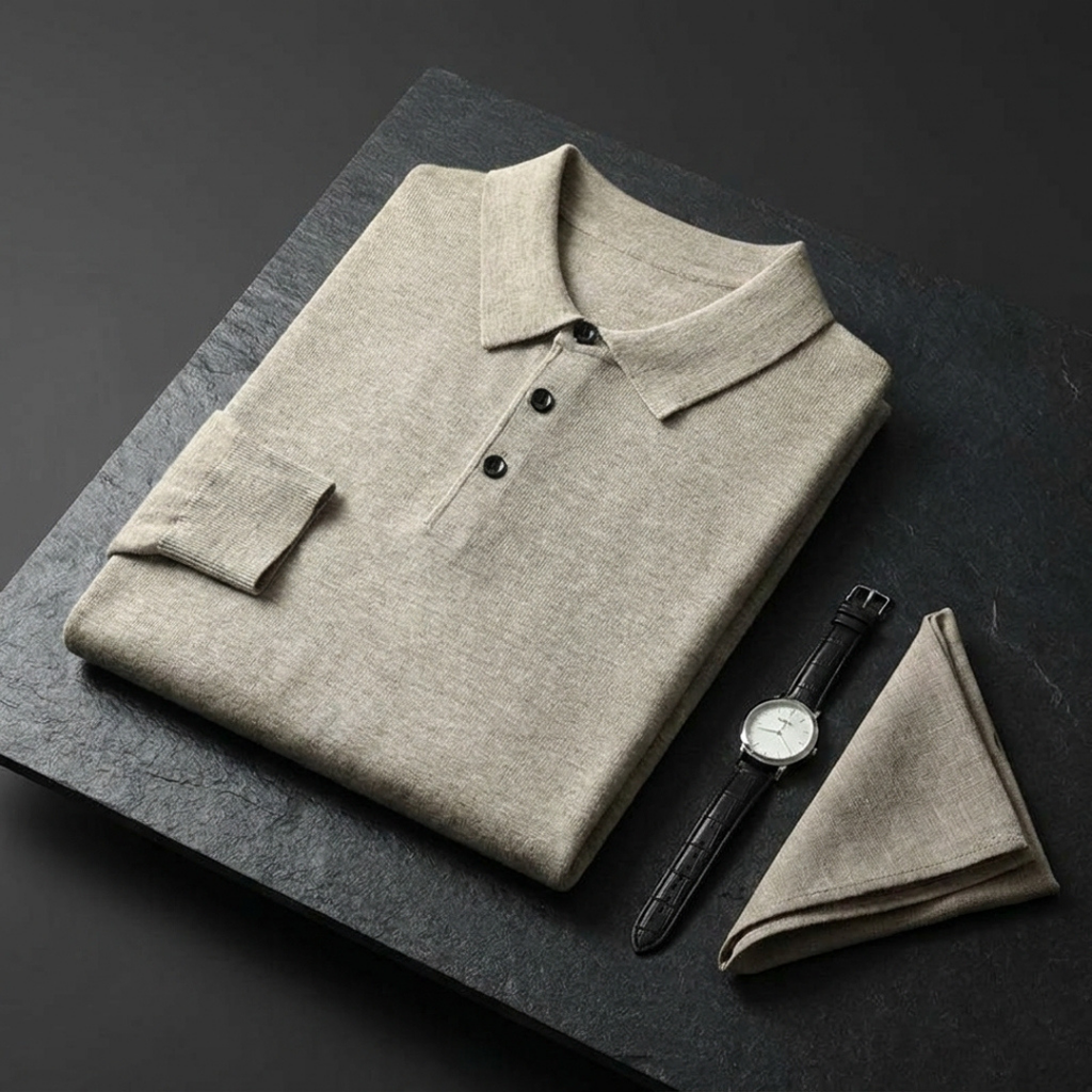 Aukey Merino Wool Polo Shirt