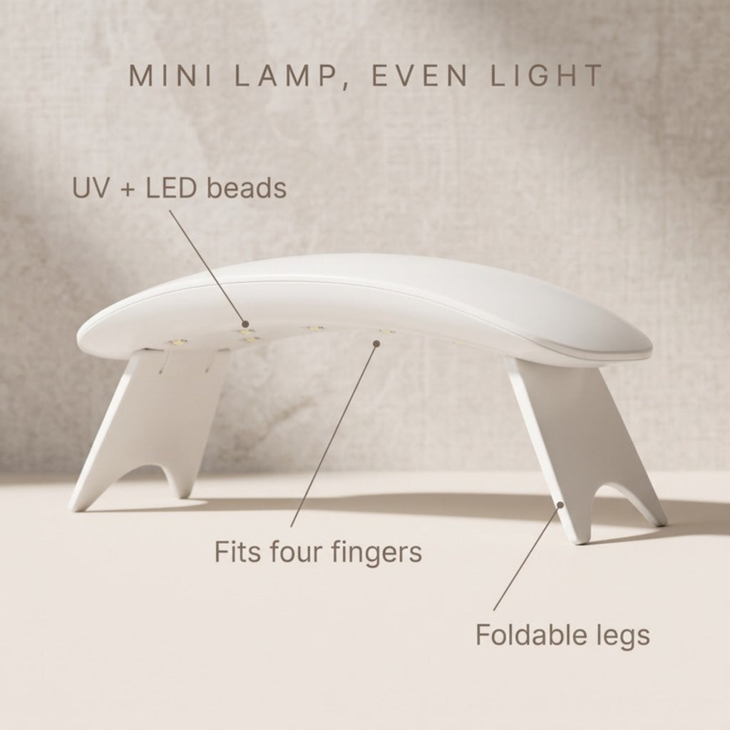 Polish Mini UV LED Nail Lamp - leds