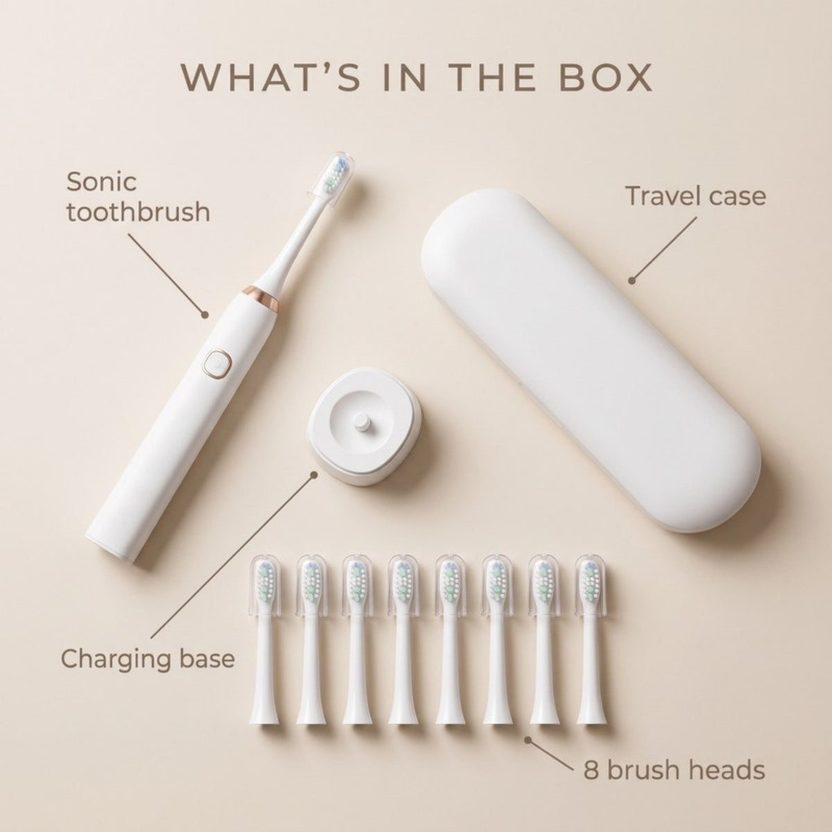 Bright Sonic Electric Toothbrush - kit