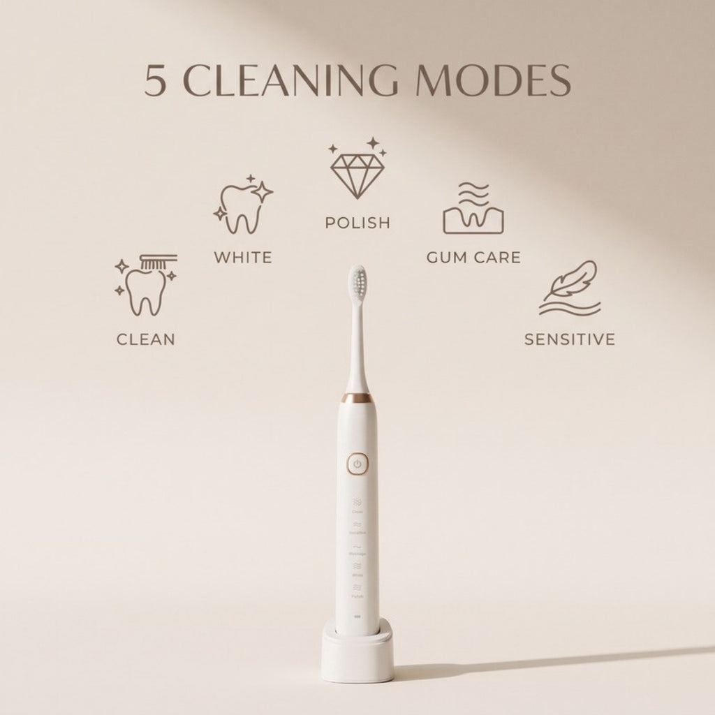 Bright Sonic Electric Toothbrush - modes