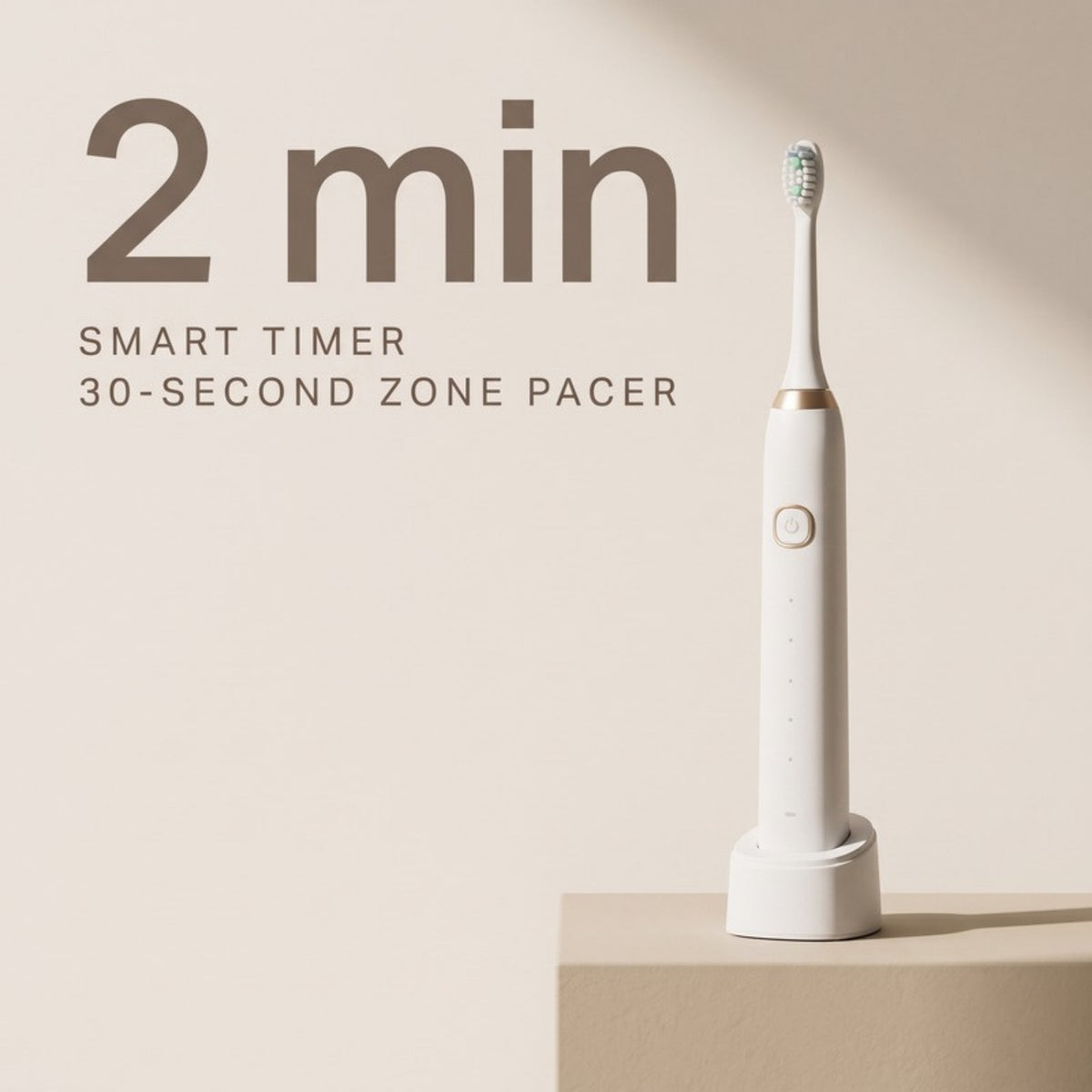 Bright Sonic Electric Toothbrush - timer