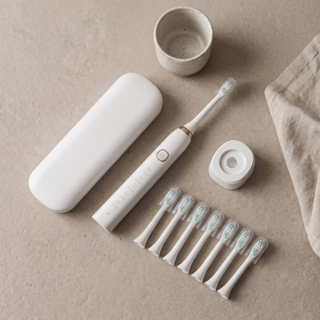Bright Sonic Electric Toothbrush flat lay