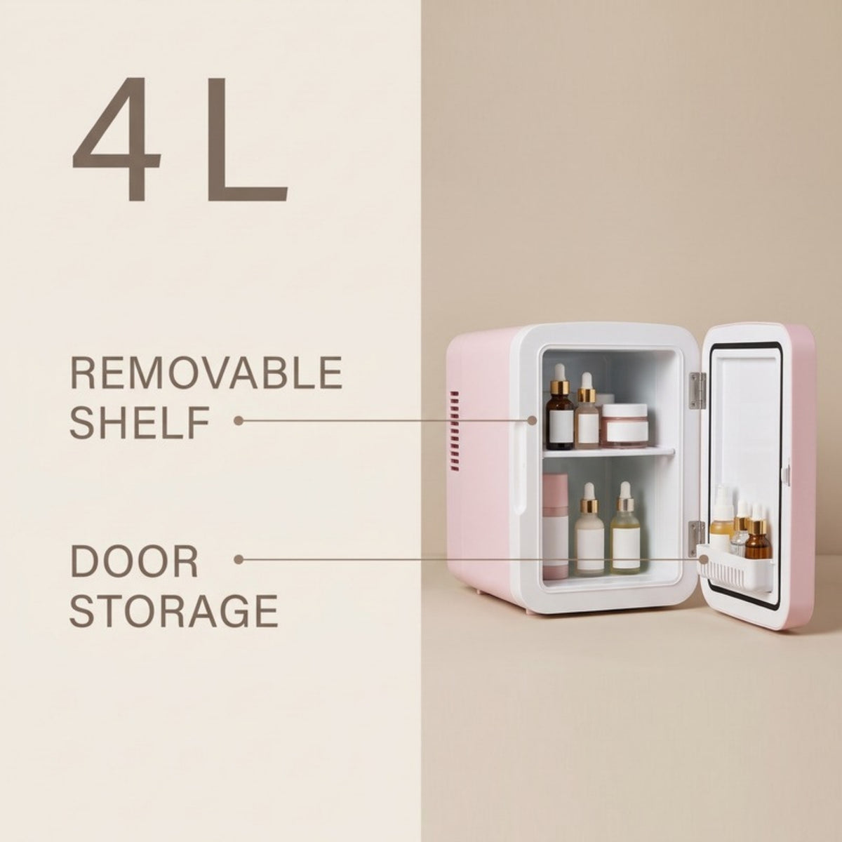 Chill Mini Skincare Fridge - inside