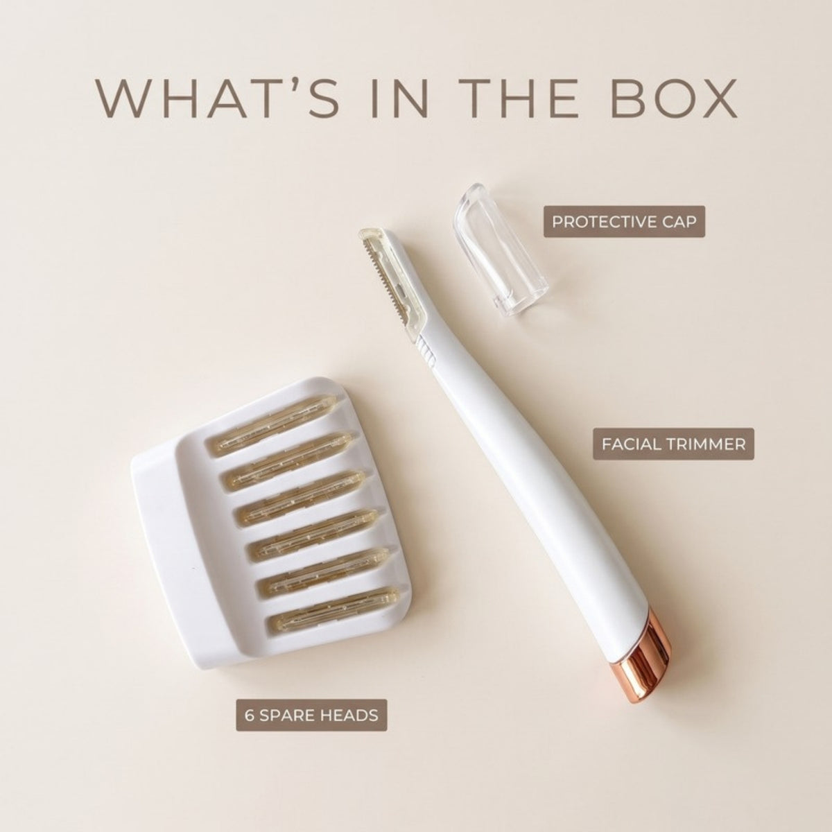 Smooth Dermaplaning Facial Trimmer - kit
