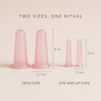 Sculpt Facial Cupping Set - sizes