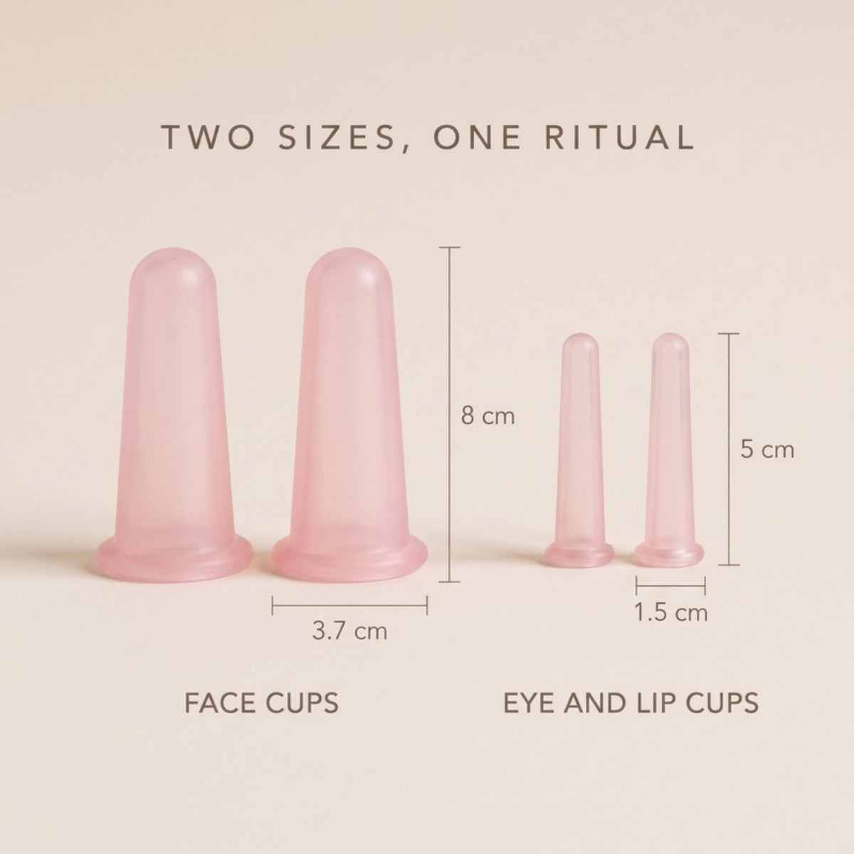 Sculpt Facial Cupping Set - sizes