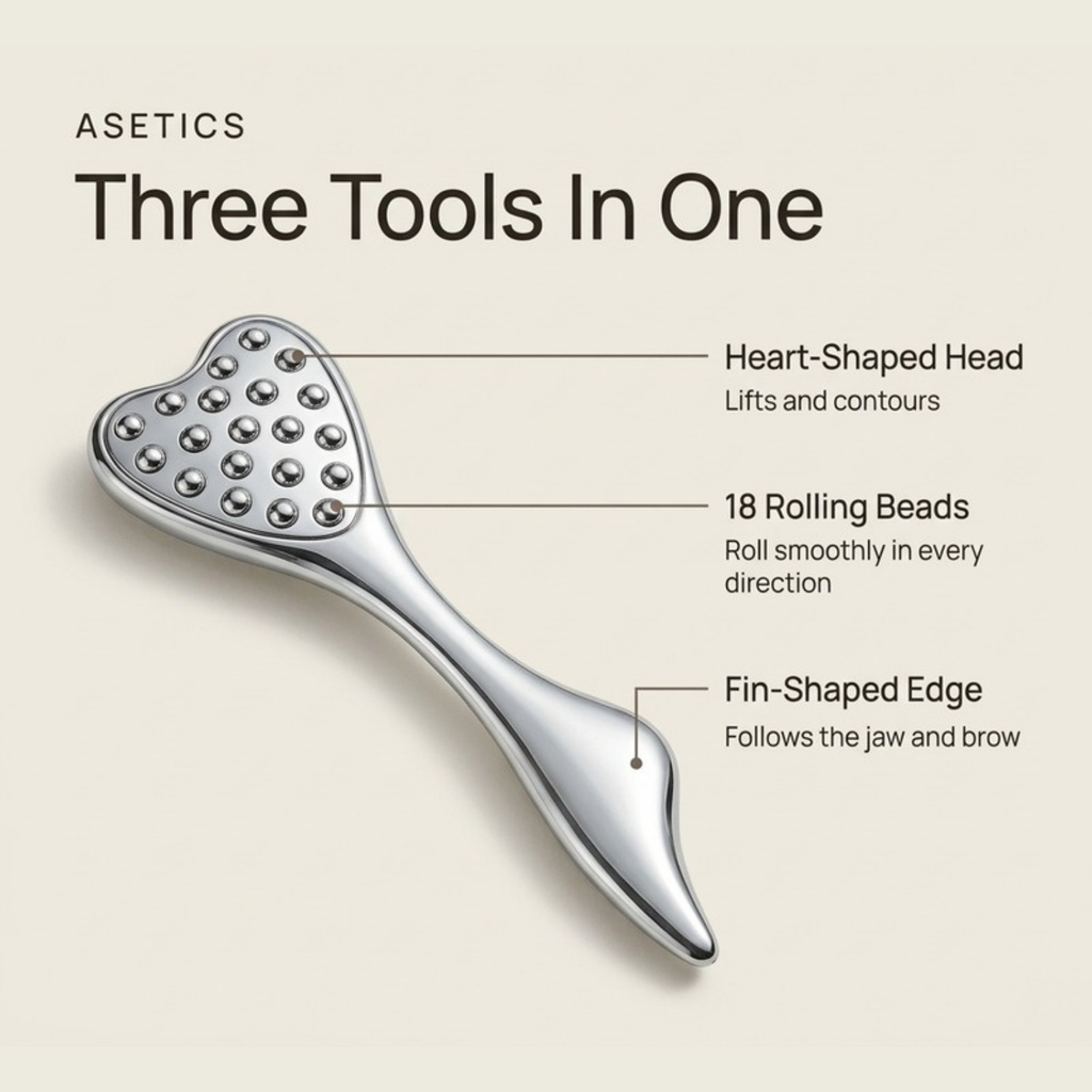 Asetics Cherie Heart Contour Massager