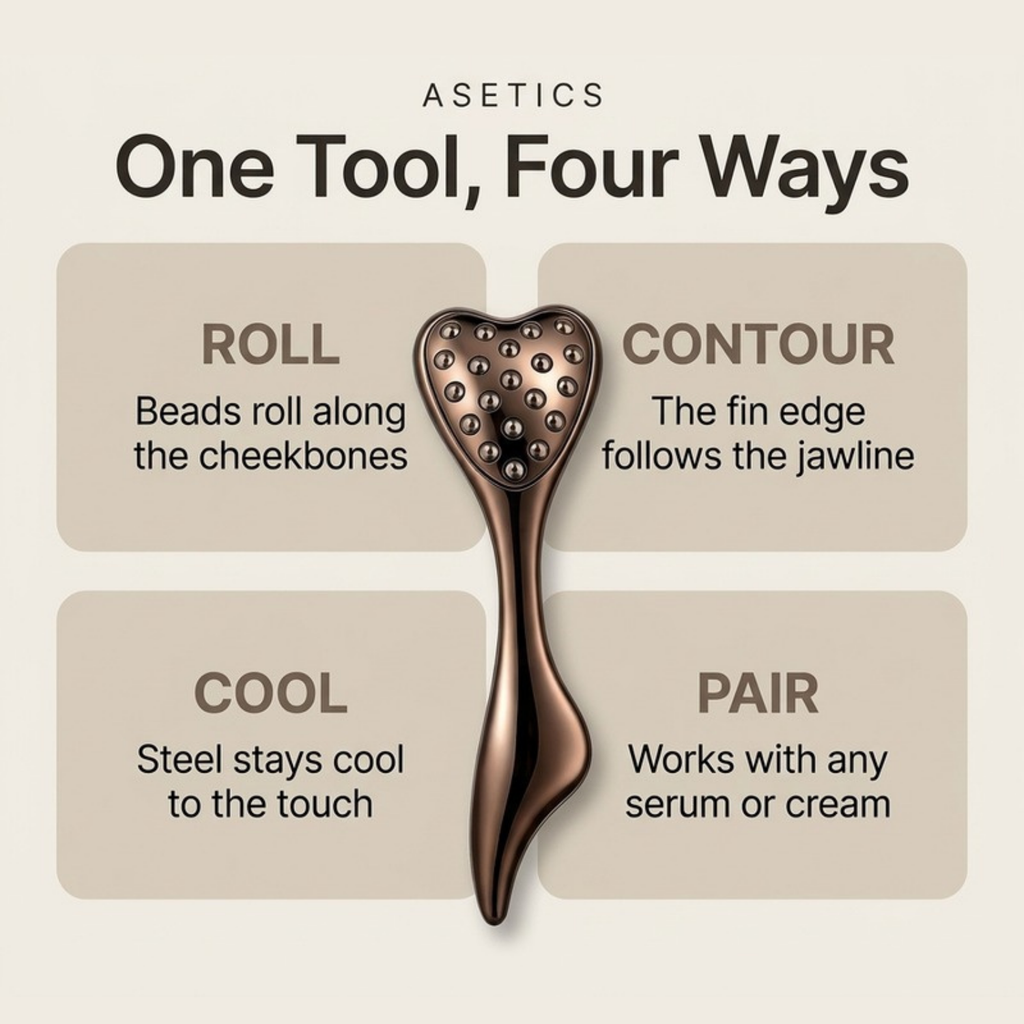 Asetics Cherie Heart Contour Massager