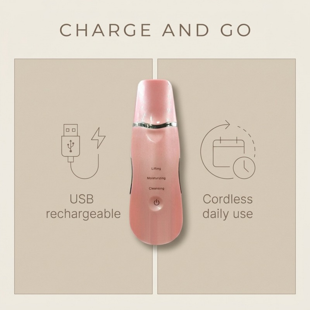 Asetics Clear Ultrasonic Skin Spatula