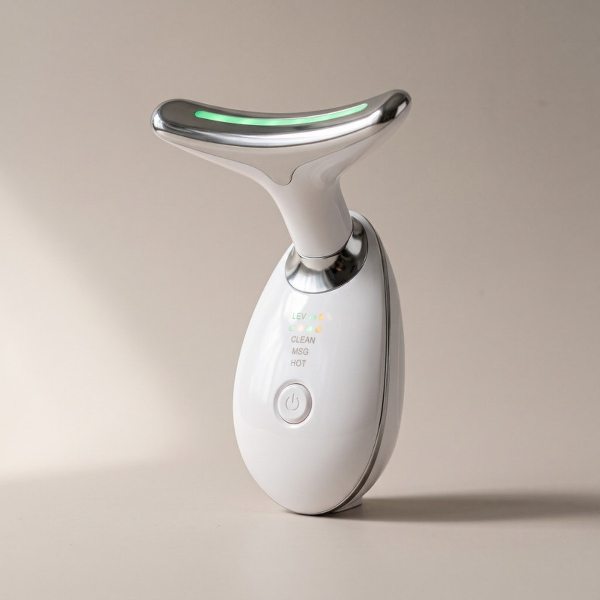 Asetics Contour EMS Face & Neck Massager - White