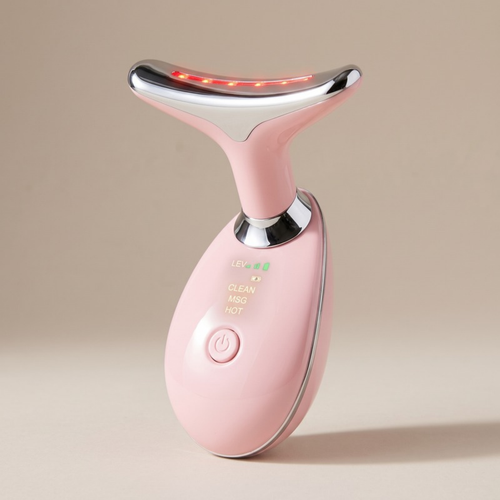 Asetics Contour EMS Face & Neck Massager - Pink