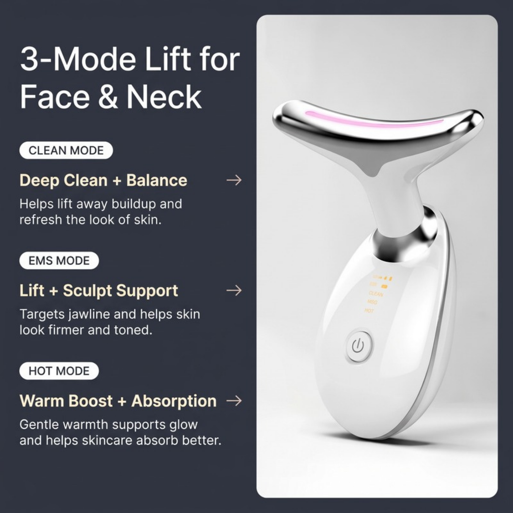 Asetics Contour EMS Face & Neck Massager