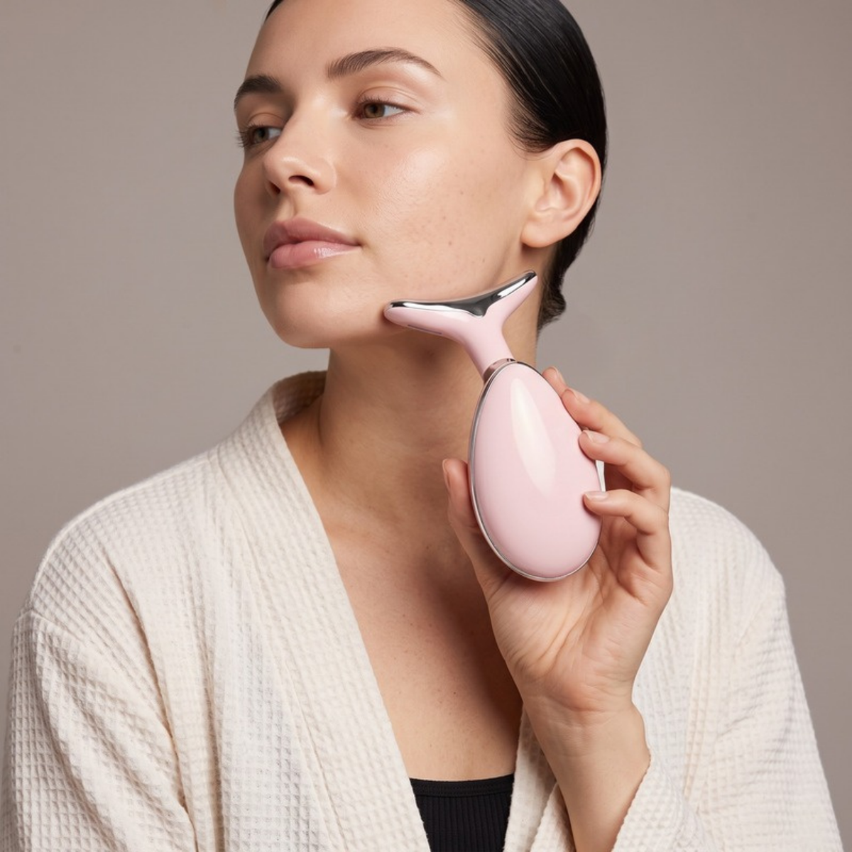 Asetics Contour EMS Face & Neck Massager - Pink