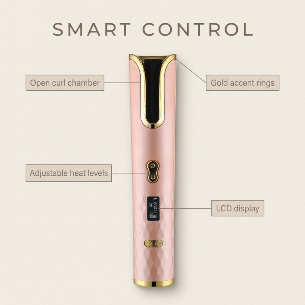 Asetics Curl Cordless Automatic Hair Curler