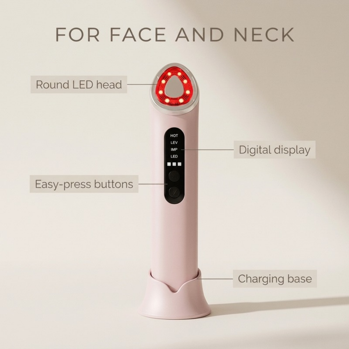 Asetics Glow LED Light Facial Wand