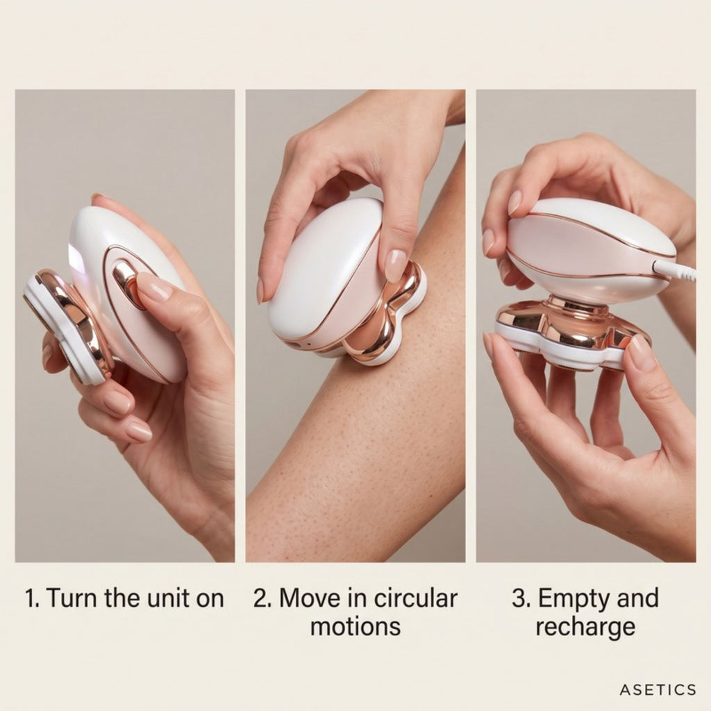 Asetics Petal 4-Head Hair Remover
