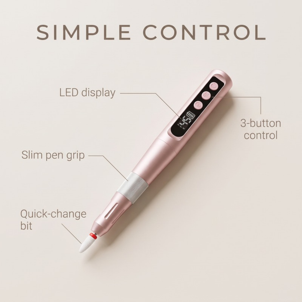 Asetics Polish Cordless Nail Drill Pen