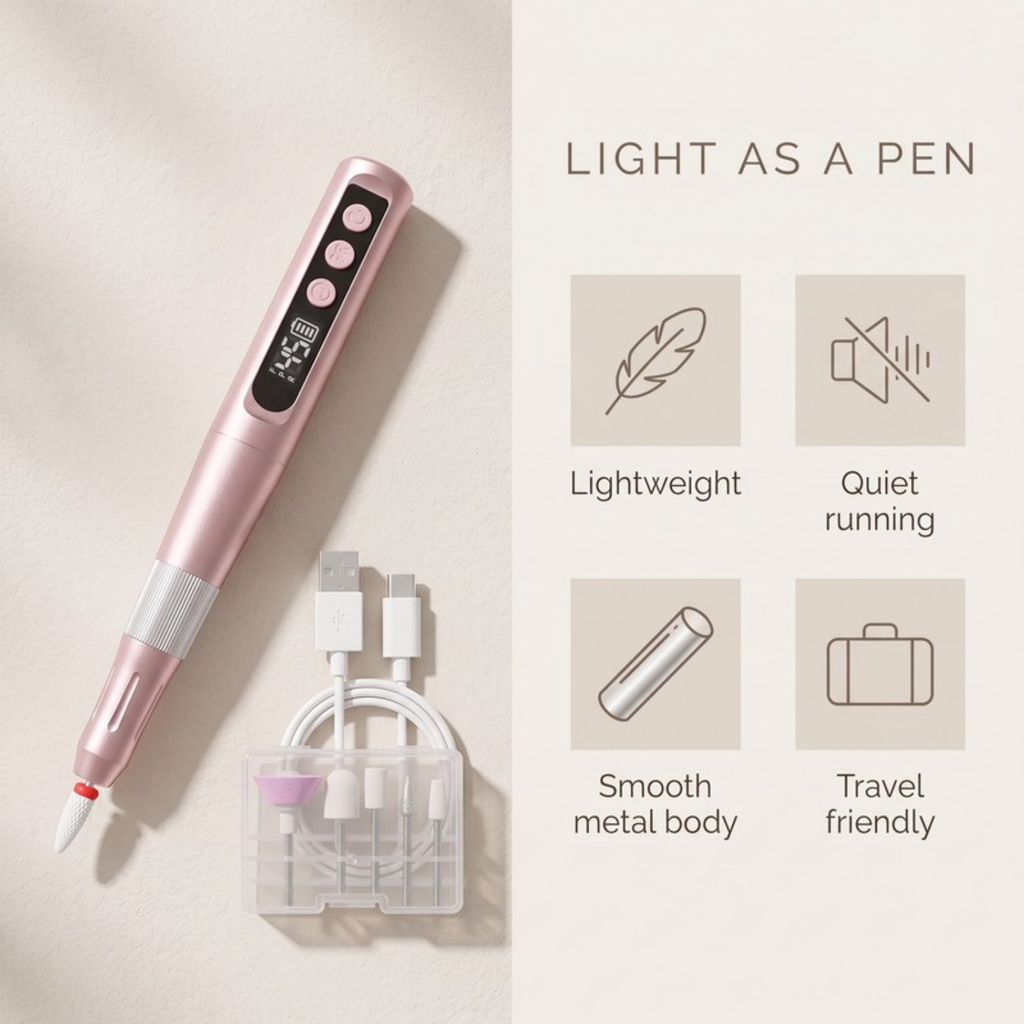 Asetics Polish Cordless Nail Drill Pen