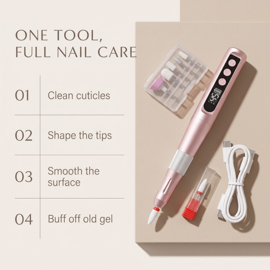 Asetics Polish Cordless Nail Drill Pen