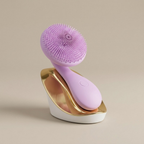 Asetics Pure Sonic Silicone Cleansing Brush in Purple
