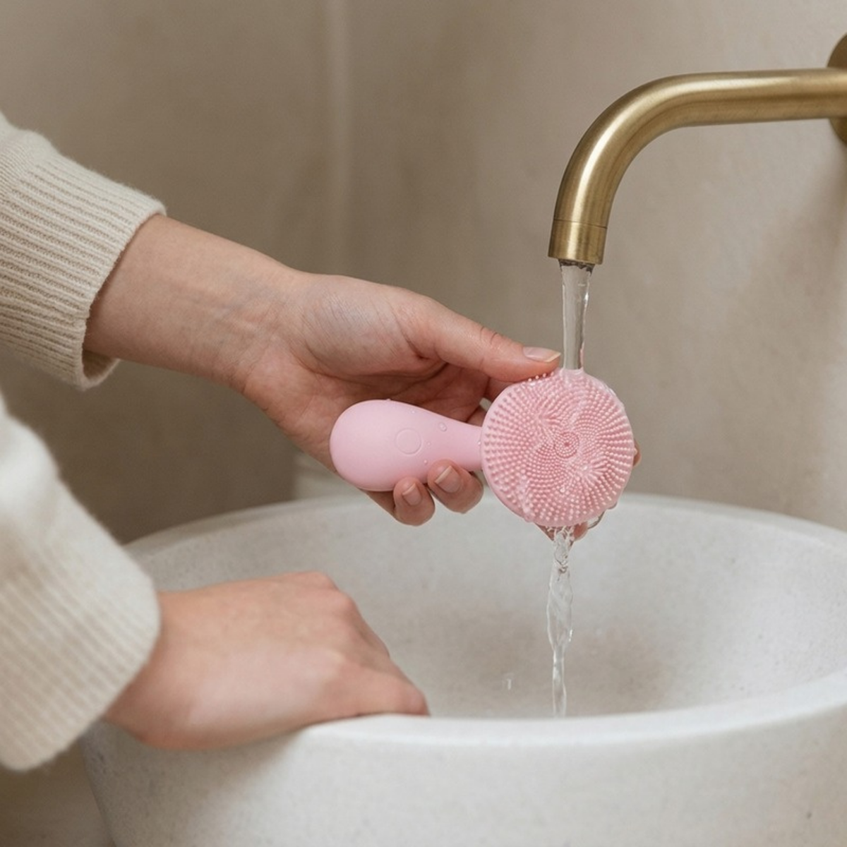 Asetics Pure Sonic Silicone Cleansing Brush