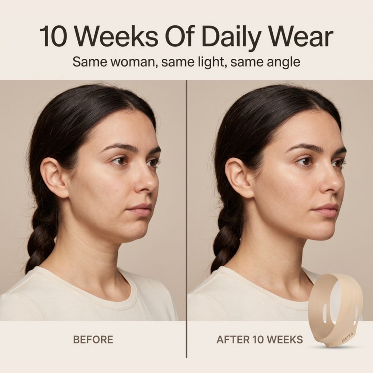Asetics Sculpt Collagen Face Wrap
