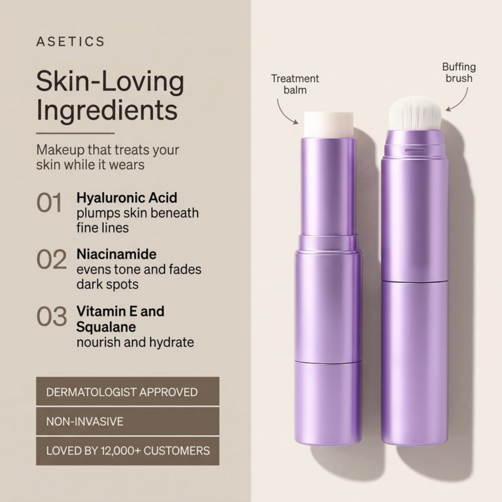 Asetics Shift Color-Changing Foundation Stick
