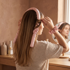 Asetics Silk Satin Heatless Curling Rod