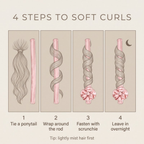 Asetics Silk Satin Heatless Curling Rod