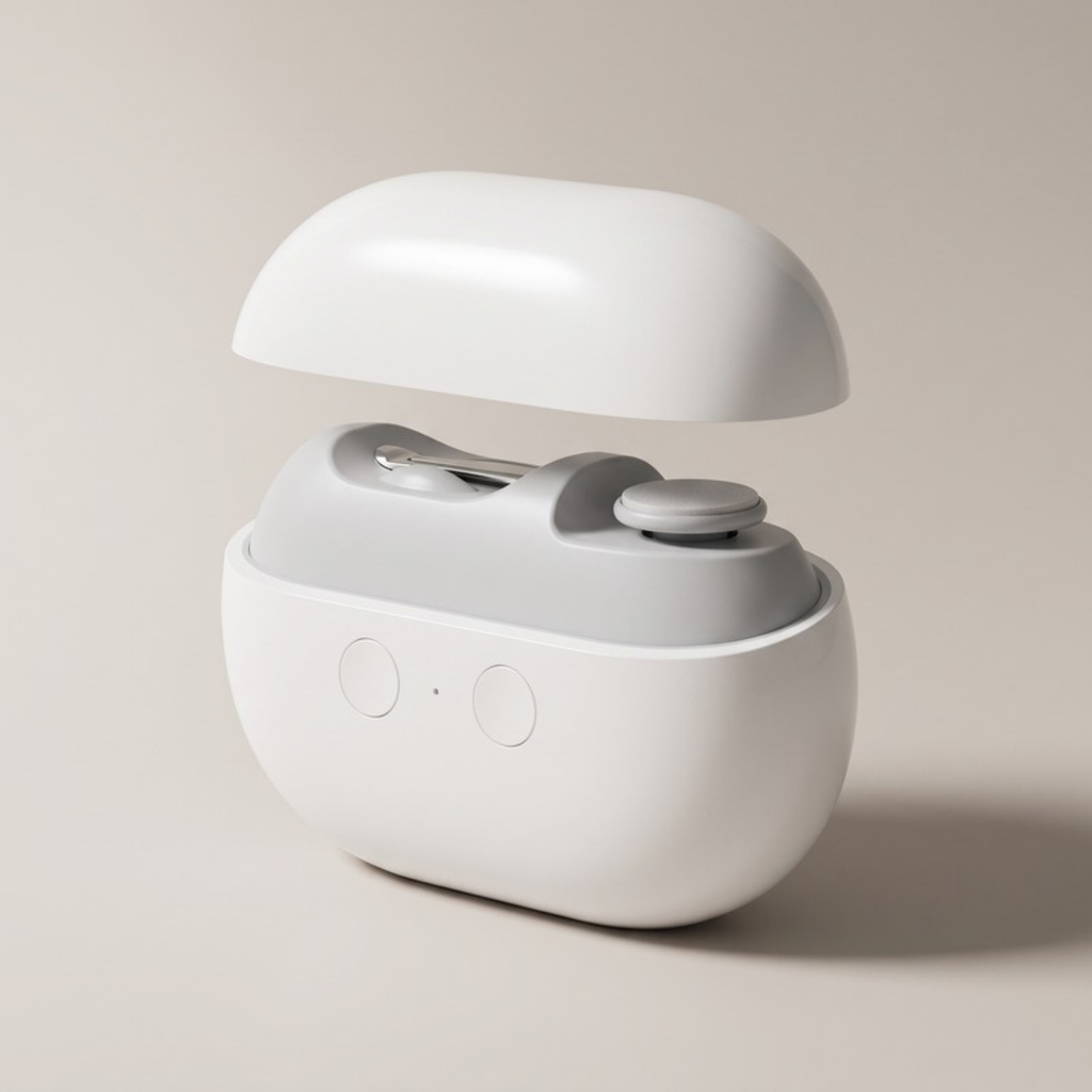 Asetics Trim Electric Nail Clipper in White