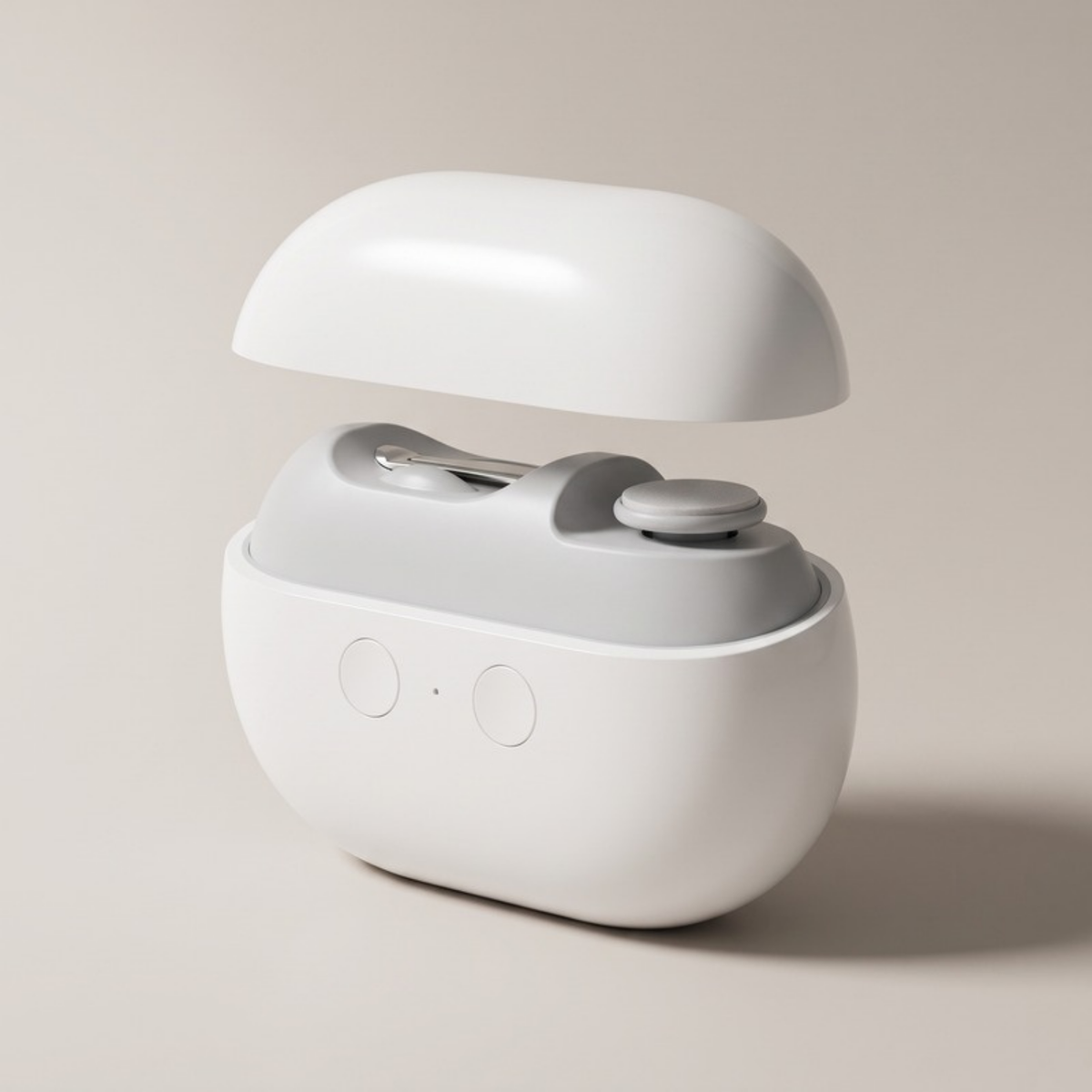 Asetics Trim Electric Nail Clipper in White
